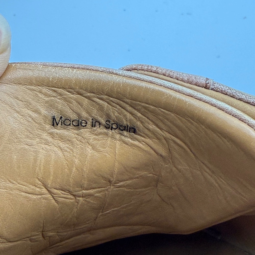 Magnanni Mens Brown Leather Perforated Sneakers Size 12 Made in Spain 14804 - Picture 8 of 10